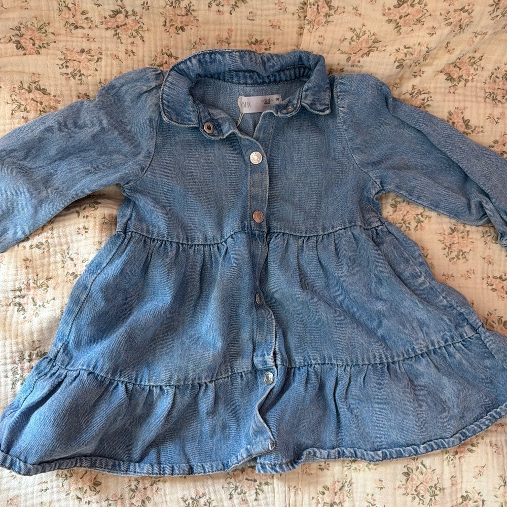 ZARA bay denim outfit